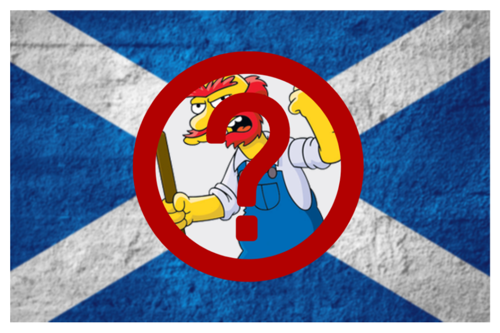 Are these Scottish Characters Fake?